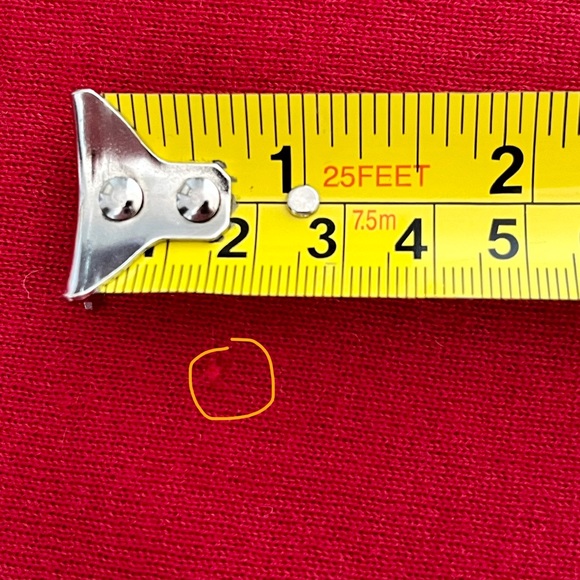 Rare CYNTHIA ROWLEY 100% Cashmere Sweater W/ Embroidered Shoulder Cutouts M Red - Picture 8 of 9